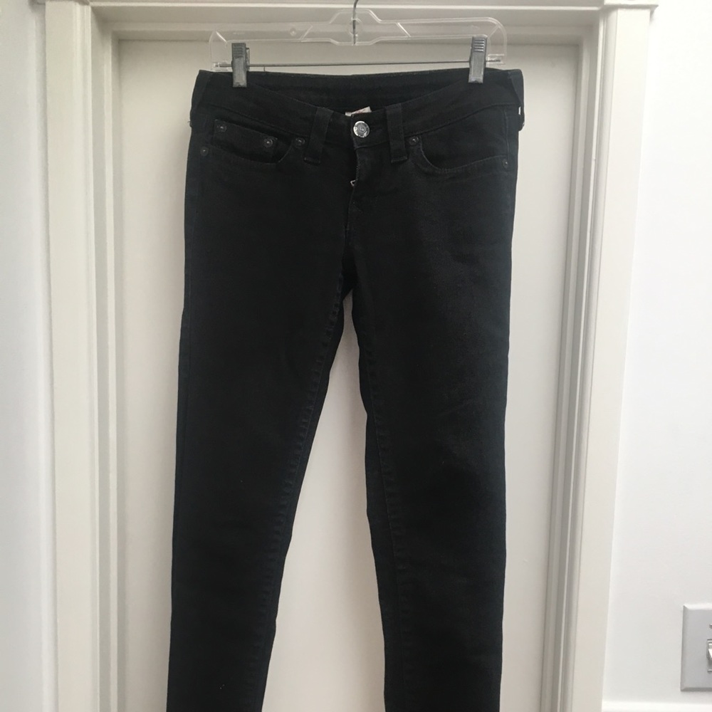 True religion dark blue jeans